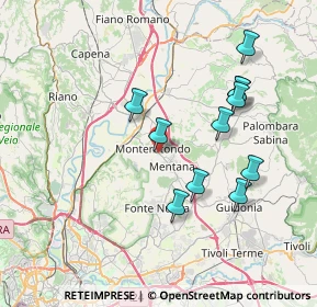 Mappa SP 22a, 00015 Monterotondo RM (7.53727)