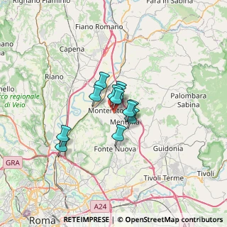 Mappa Via Fausto Cecconi, 00015 Monterotondo RM, Italia (3.915)