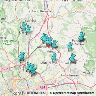 Mappa Via Fausto Cecconi, 00015 Monterotondo RM, Italia (8.6405)