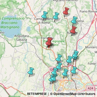 Mappa Via di Santa Cornelia, 00060 Formello RM, Italia (9.562)