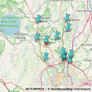 Mappa Via di Santa Cornelia, 00060 Formello RM, Italia (7.86154)