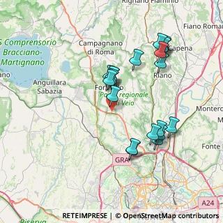 Mappa Via di Santa Cornelia, 00060 Formello RM, Italia (7.858)