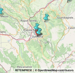 Mappa Via Circonvallazione Orientale, 67039 Sulmona AQ, Italia (33.25)