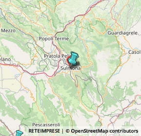 Mappa Via Circonvallazione Orientale, 67039 Sulmona AQ, Italia (37.81)