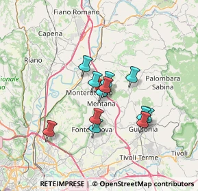 Mappa Via Cannetacci, 00013 Mentana RM, Italia (5.45083)