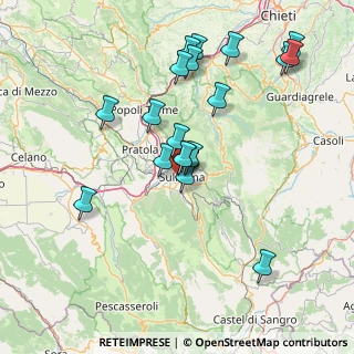 Mappa Via Arabona, 67039 Sulmona AQ, Italia (16.09526)