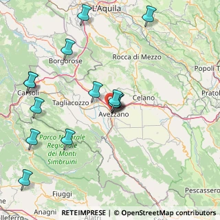 Mappa Via P. Ciocci, 67051 Avezzano AQ, Italia (18.77714)