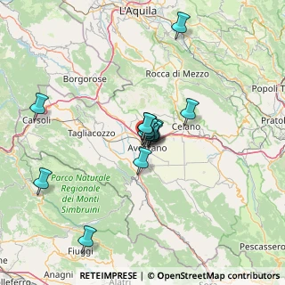 Mappa Via P. Ciocci, 67051 Avezzano AQ, Italia (10.54786)