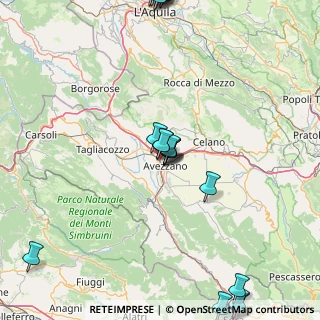 Mappa Via P. Ciocci, 67051 Avezzano AQ, Italia (23.263)