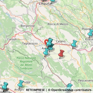 Mappa Via P. Ciocci, 67051 Avezzano AQ, Italia (27.42667)