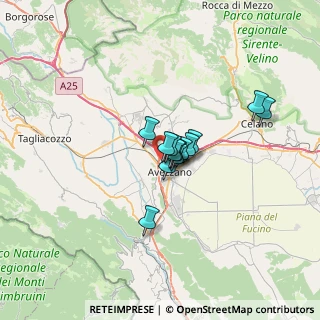 Mappa Via P. Ciocci, 67051 Avezzano AQ, Italia (3.92231)