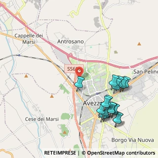 Mappa Via P. Ciocci, 67051 Avezzano AQ, Italia (2.55647)
