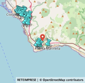 Mappa Poggio Bellavista, 00058 Santa Marinella RM, Italia (5.0475)