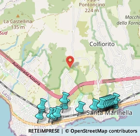 Mappa Poggio Bellavista, 00058 Santa Marinella RM, Italia (1.61)