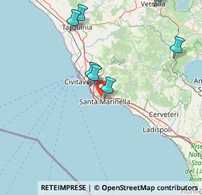 Mappa Poggio Bellavista, 00058 Santa Marinella RM, Italia (34.61889)