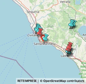 Mappa Poggio Bellavista, 00058 Santa Marinella RM, Italia (15.46267)