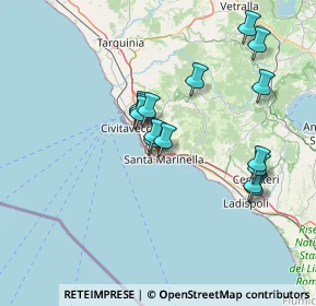 Mappa Poggio Bellavista, 00058 Santa Marinella RM, Italia (13.912)