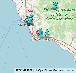 Mappa Poggio Bellavista, 00058 Santa Marinella RM, Italia (6.58182)