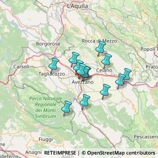Mappa Centro commerciale i marsi, 67051 Avezzano AQ, Italia (10.58154)