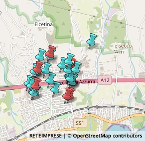 Mappa Via delle Azalee, 00058 Santa Marinella RM, Italia (0.425)