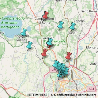 Mappa Strada della Celsetta, 00063 Campagnano di Roma RM, Italia (8.2945)
