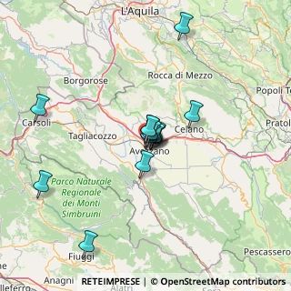 Mappa Via Olimpiadi, 67051 Avezzano AQ, Italia (10.50714)
