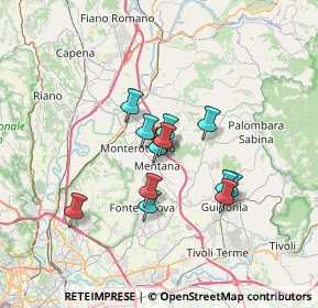 Mappa Via S. Monachesi, 00013 Mentana RM, Italia (5.3525)