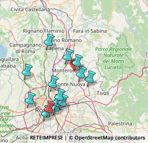 Mappa Via S. Monachesi, 00013 Mentana RM, Italia (15.93571)