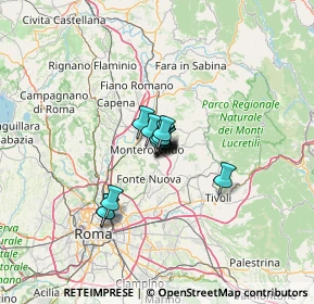 Mappa Via S. Monachesi, 00013 Mentana RM, Italia (6.28286)