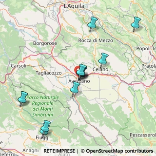 Mappa Via Arditi, 67051 Avezzano AQ, Italia (17.10167)