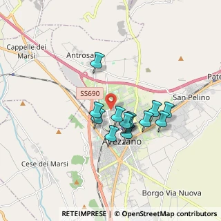 Mappa Via Arditi, 67051 Avezzano AQ, Italia (1.41769)