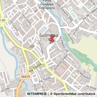 Mappa Via Circonvallazione Orientale, 43, 67039 Sulmona, L'Aquila (Abruzzo)