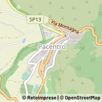 Karte Pacentro