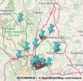 Mappa Via Angelo Banti, 00138 Tenuta Santa Colomba RM, Italia (9.226)