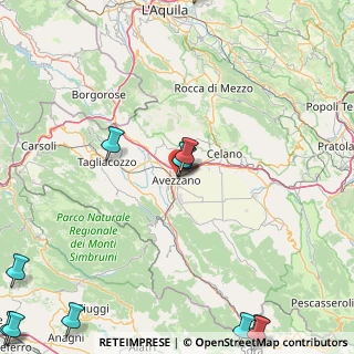 Mappa Via Monte Viglio, 67051 Avezzano AQ, Italia (29.54385)