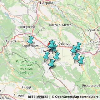 Mappa Via Monte Viglio, 67051 Avezzano AQ, Italia (11.44692)