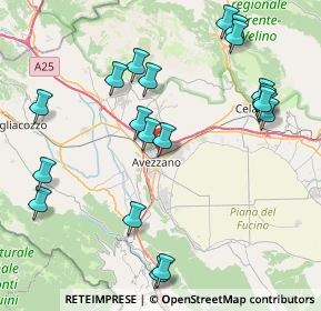 Mappa Via Monte D'Oro, 67051 Avezzano AQ, Italia (9.815)