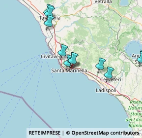 Mappa Via delle Begonie, 00058 Santa Marinella RM, Italia (15.94455)