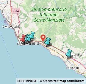 Mappa Via dell'Industria, 00059 Tolfa RM, Italia (6.786)