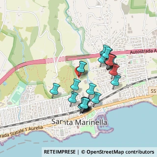 Mappa Via Galileo Galilei, 00058 Santa Marinella RM, Italia (0.4)