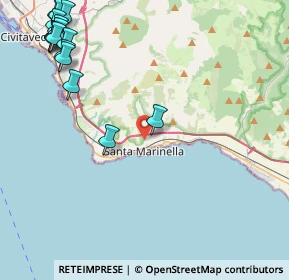 Mappa Via Galileo Galilei, 00058 Santa Marinella RM, Italia (6.39438)