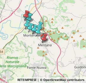 Mappa Via Lorenzo Perosi, 00013 Mentana RM, Italia (3.01083)