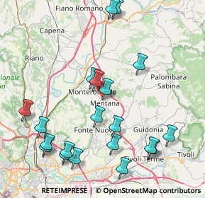Mappa Via Lorenzo Perosi, 00013 Mentana RM, Italia (9.8415)