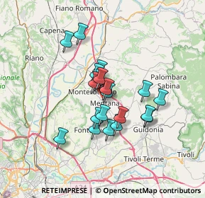 Mappa Via Lorenzo Perosi, 00013 Mentana RM, Italia (5.427)