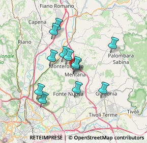 Mappa Via Lorenzo Perosi, 00013 Mentana RM, Italia (6.22667)