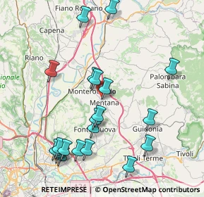 Mappa Via Lorenzo Perosi, 00013 Mentana RM, Italia (9.2635)
