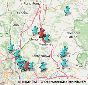 Mappa Via Lorenzo Perosi, 00013 Mentana RM, Italia (9.7105)