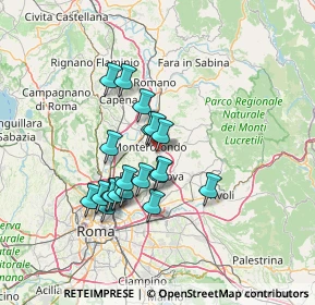 Mappa Via Lorenzo Perosi, 00013 Mentana RM, Italia (12.1005)