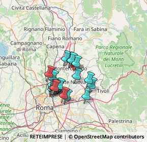 Mappa Via Lorenzo Perosi, 00013 Mentana RM, Italia (11.208)