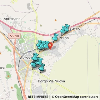 Mappa Via A. Palumbo, 67051 Avezzano AQ, Italia (1.61882)